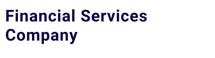 Financial Services Company