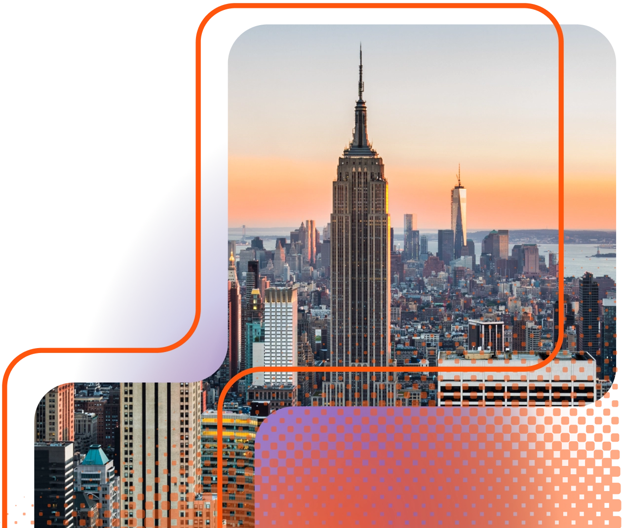 Empire State Building New York city landscape