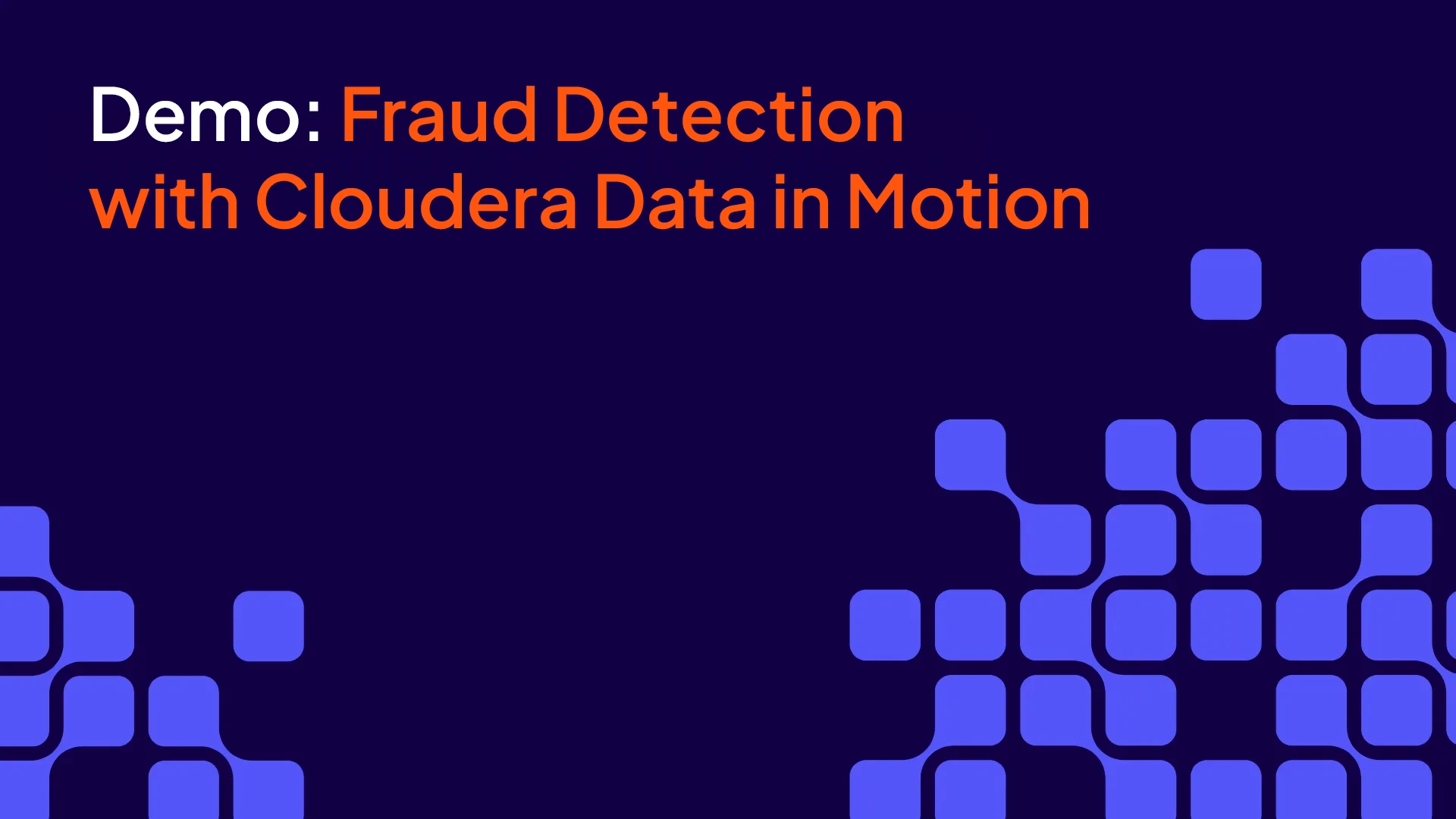Thumbnail for fraud detection demo video
